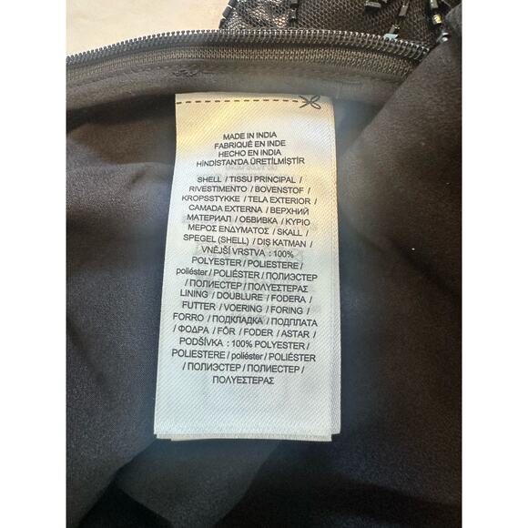 Lauren Ralph Lauren Black Beaded Mesh A-Line Skirt, 8 petite NEW Holiday wear - Picture 11 of 11